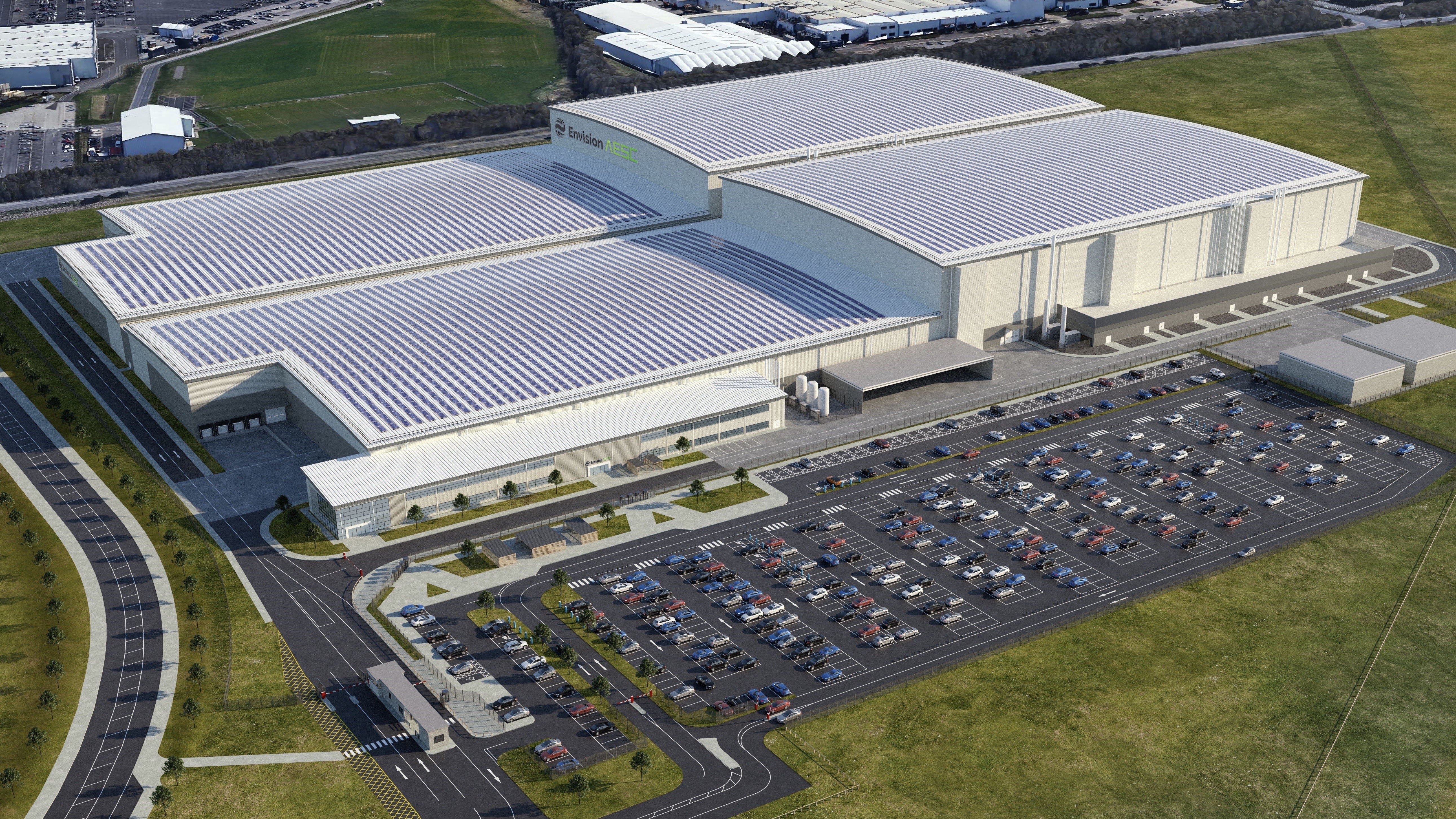 New Envision AESC battery plant in Sunderland