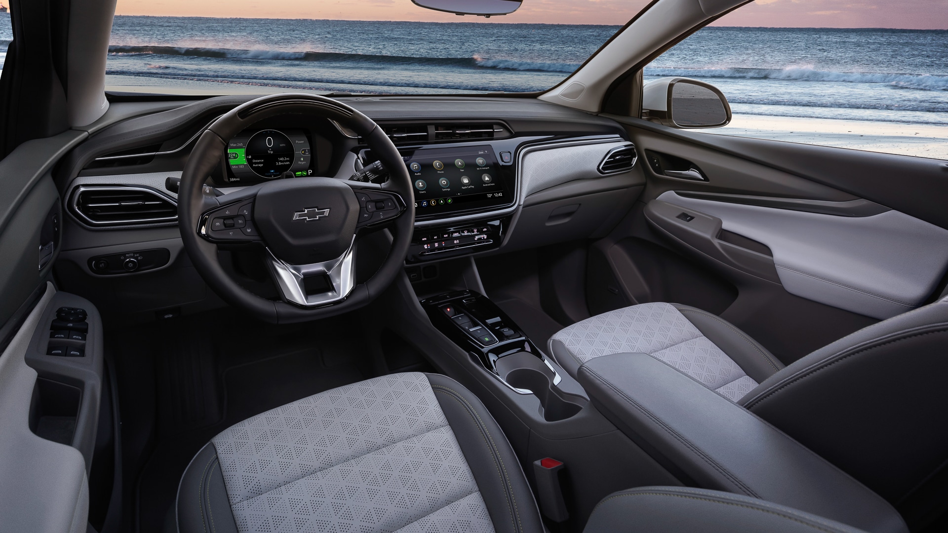 Interior of the Chevrolet Bolt EUV 2022