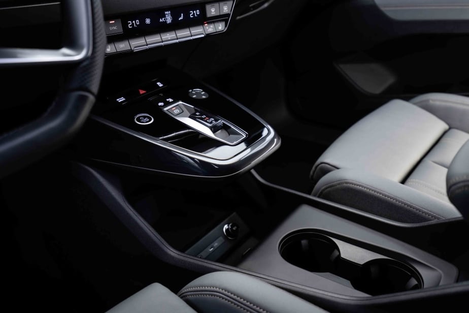 The interior of the Audi Q4 e-tron