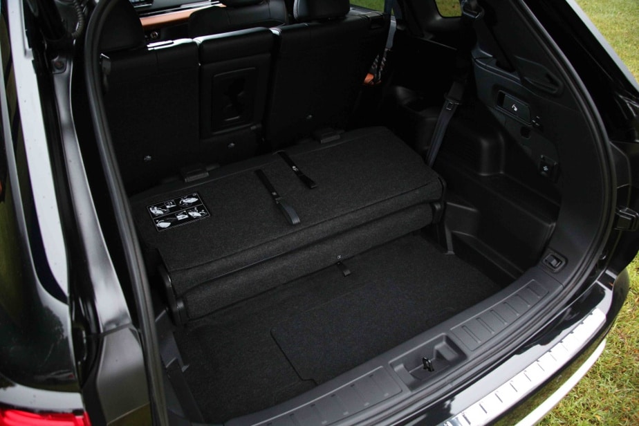 The trunk of the Mitsubishi Outlander PHEV