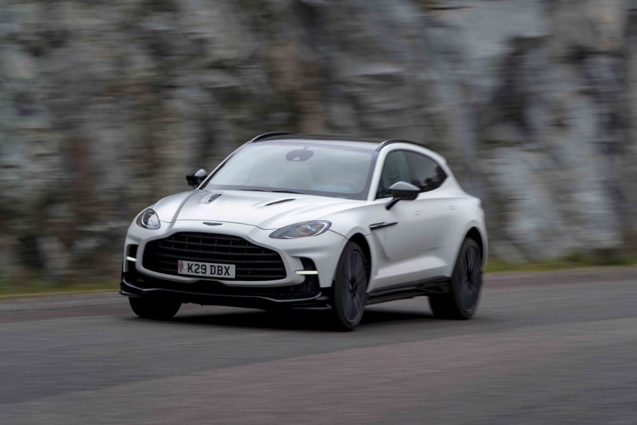 The Aston Martin DBX 707 can reach a top speed of 310 km/h.