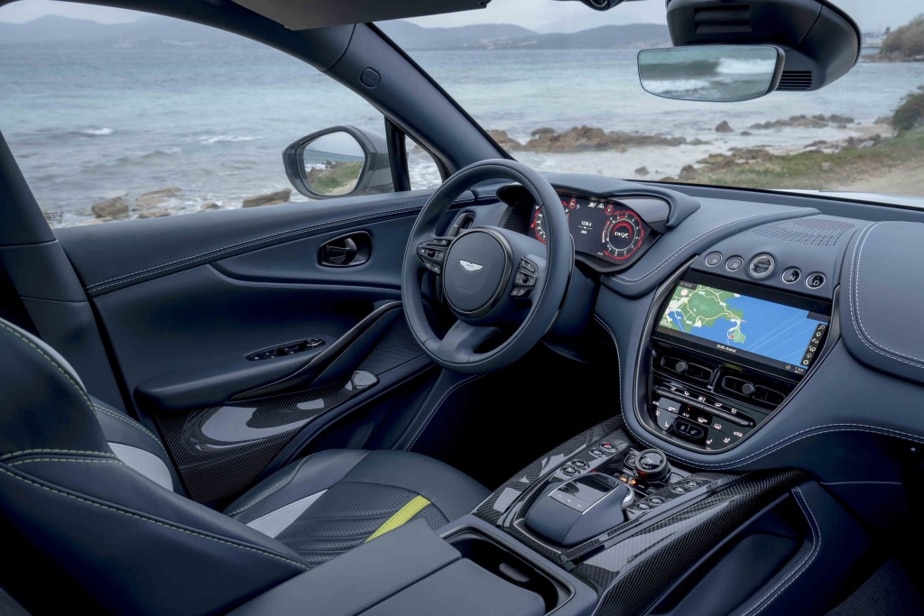While the cabin smacks of genuine leather, its infotainment system is unfortunately completely outdated.