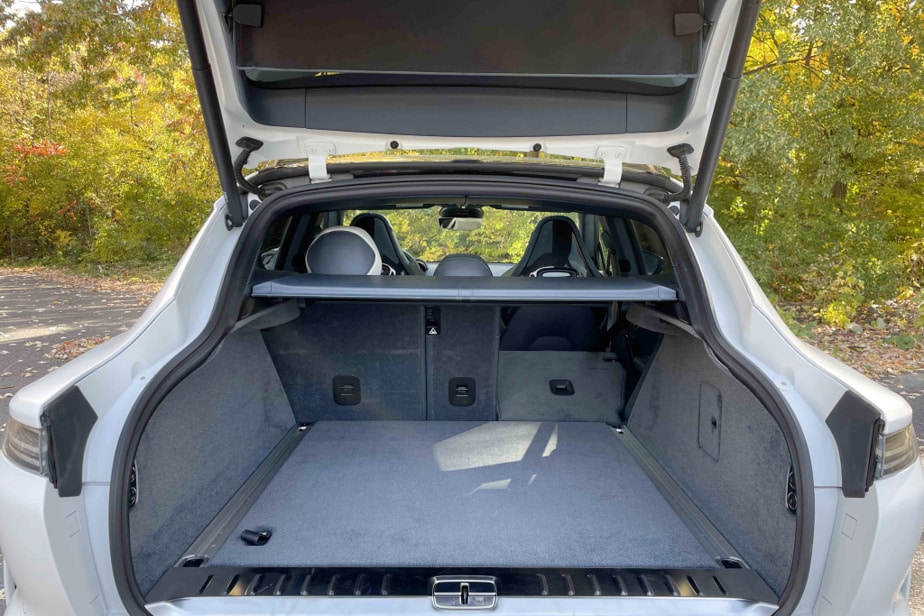 The trunk of the Aston Martin DBX 707