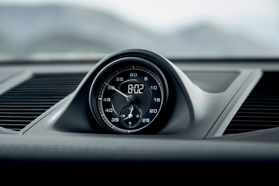 The Porsche Macan stopwatch