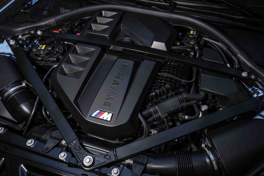 The engine of the BMW M2