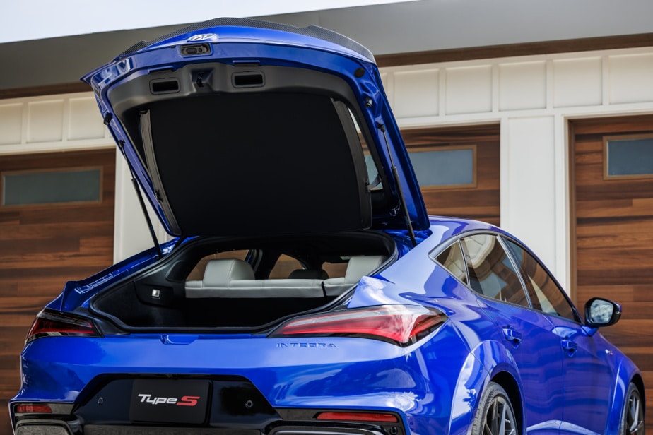 Acura claims the Integra is the most roomy in its class when it comes to rear legroom and trunk space.