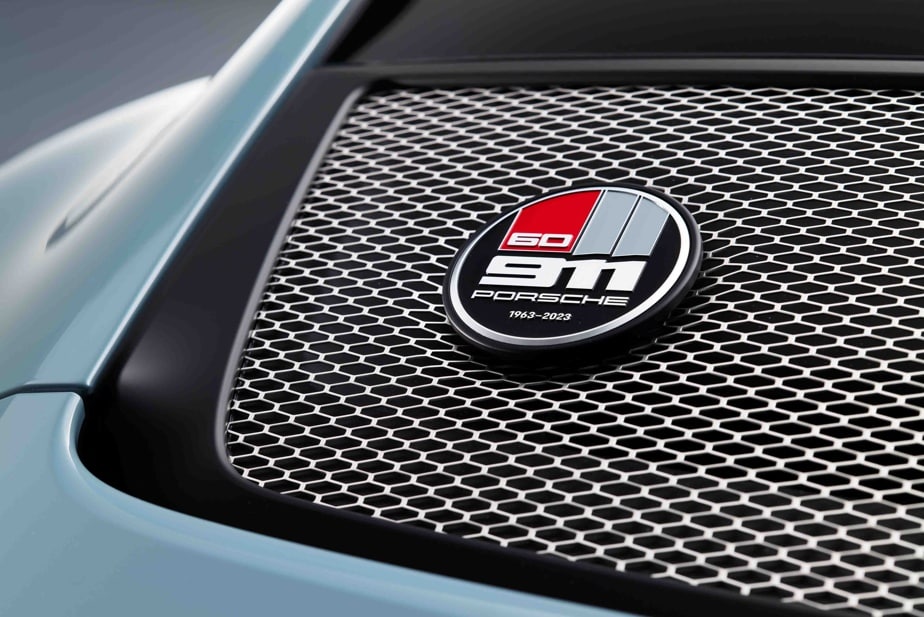 The Porsche 911 60th anniversary logo
