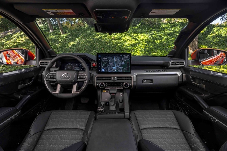 The interior of the 2024 Toyota Tacoma