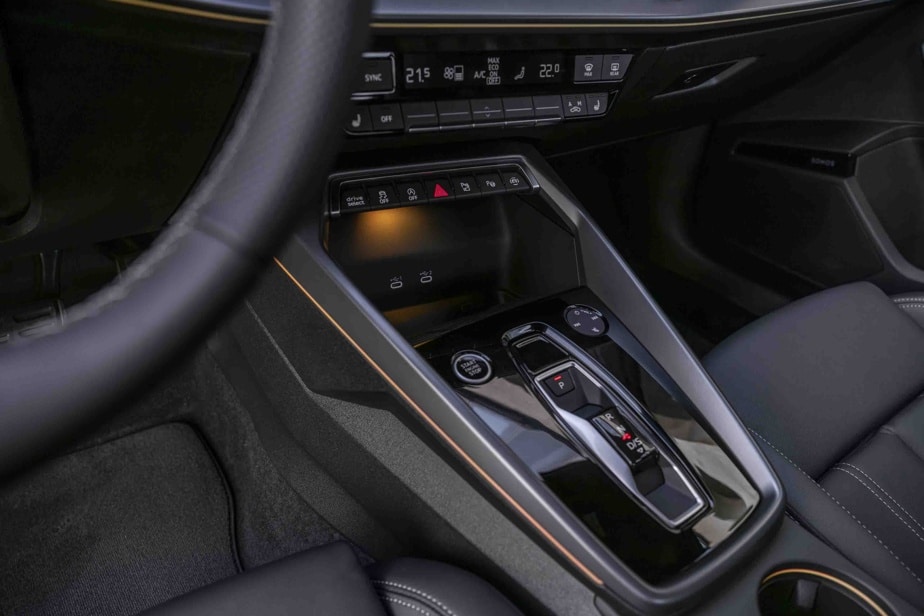 The Audi A3 console